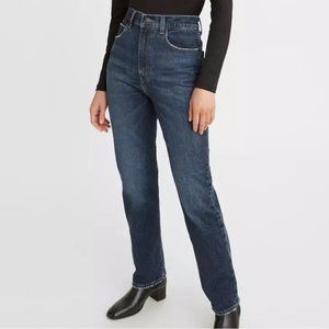 Levi's 70s high rise slim straight jeans 24/25 NWOT